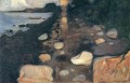 moonlight on the shore 1892 Edvard Munch